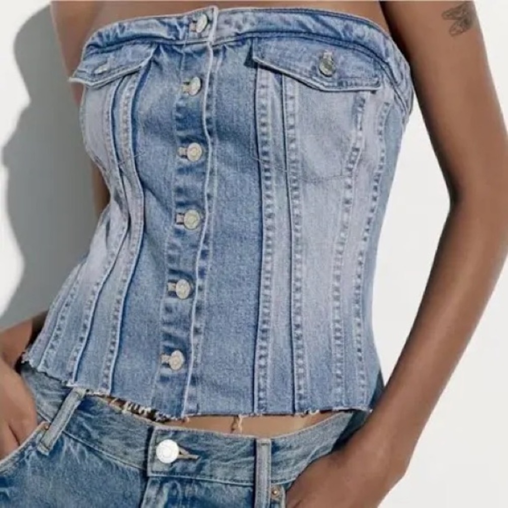 Zara Women’s Denim Corset